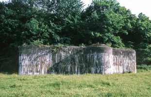 Ligne Maginot - STG 14 - MC15B - MC10 - (Casemate d'infanterie - Double) - Vue côté opposé a l'entrée