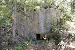 Ligne Maginot - CHALETS DU VALLON 2 - (Blockhaus pour arme infanterie) - Les créneaux
