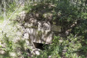 Ligne Maginot - CHALETS DU VALLON 2 - (Blockhaus pour arme infanterie) - Entrée
