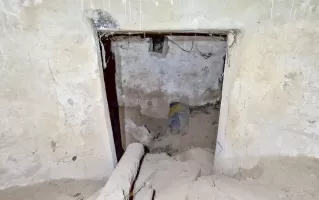 Ligne Maginot - BUCHHOLZBERG - O76 - (Observatoire d'artillerie) - Entrée de la chambre d'observation vu de cette dernière