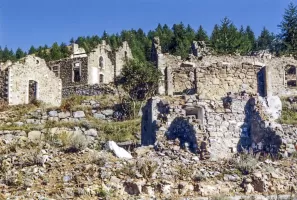 Ligne Maginot - CABANES VIEILLES - (Casernement) - Vue d'ensemble