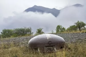 Ligne Maginot - SAINT OURS BAS (SOB) - (Ouvrage d'infanterie) - Une des cloches JM sans son camouflage et ses redans