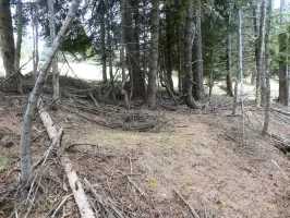 Ligne Maginot - CIME DE LA CALMETTE - (Position d'artillerie préparée) - Emplacement d'artillerie