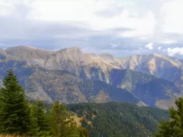 Ligne Maginot - CIME DE LA CALMETTE - (Position d'artillerie préparée) - Vue sur Cabanes Vieilles et la Déa