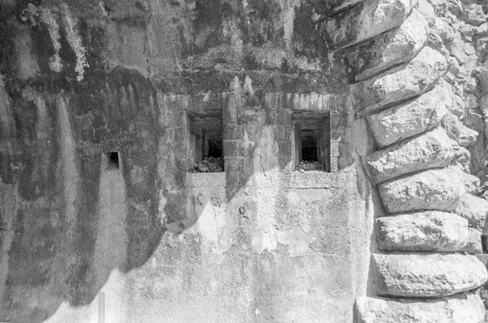 Ligne Maginot - BERGHE SUD (TUNNEL DE) - (Blockhaus pour arme infanterie) - Les créneaux du blockhaus de droite