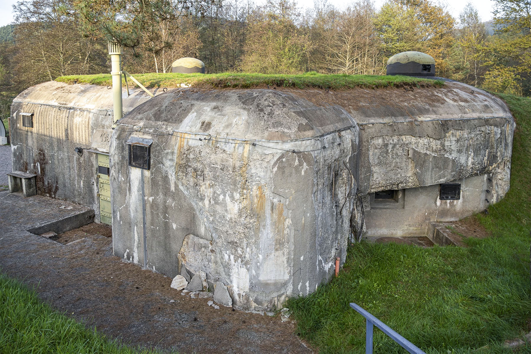 Ligne Maginot - DAMBACH NORD - NEUNHOFFEN SUD-EST - (Casemate d'infanterie - Double) - Vue générale extérieure