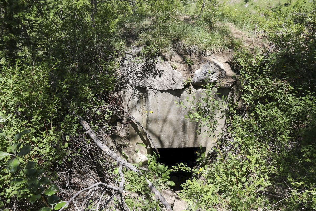 Ligne Maginot - CHALETS DU VALLON 1 - (Blockhaus pour arme infanterie) - Entrée
