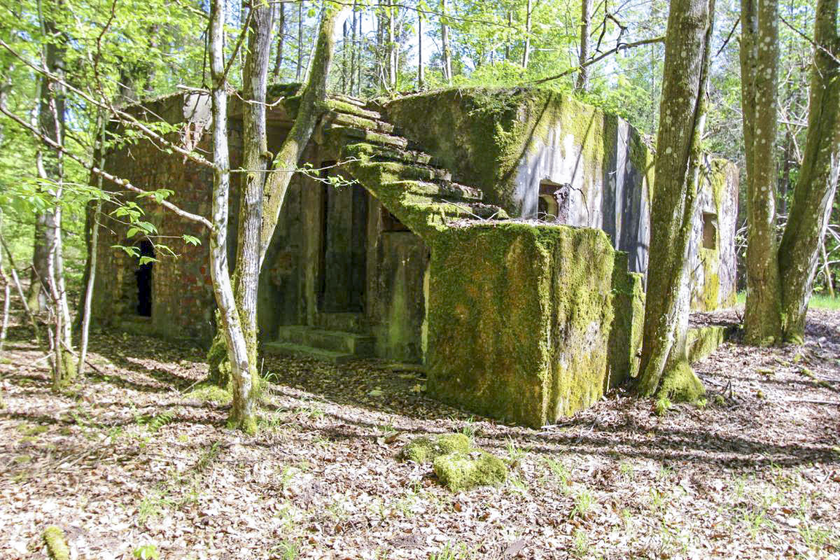 Ligne Maginot - LUTZELHARDT - (Poste GRM - Maison Forte) - L'accès au logement superposé