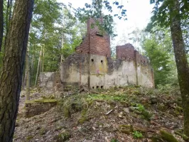 Ligne Maginot - BIESENBERG - (Casernement) - Les ruines du casernement dégagées par l'association AFVN