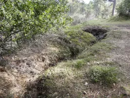 Ligne Maginot - CROIX de MURATORE (Observatoire d'artillerie) - Position passagère d'infanterie à la croix de Muratore. L'une ou l'autre est peut-être l'observatoire.
