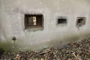 Ligne Maginot - SCHANZ - (Stand de tir) - Créneaux de la casemate d'exercice