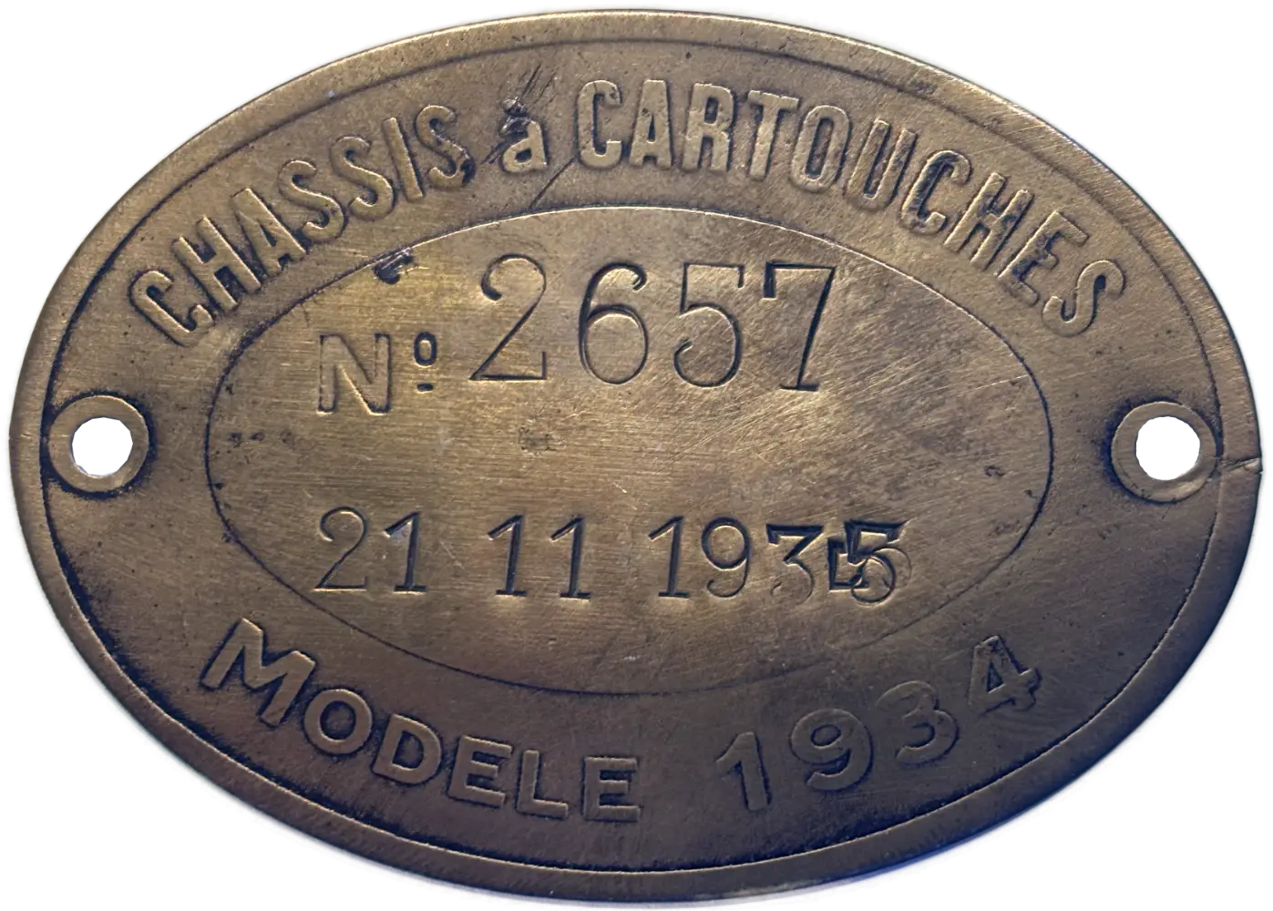 Châssis à cartouche modèle 1934