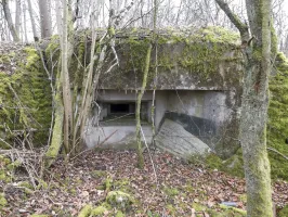 Ligne Maginot - HERBITZHEIM 5 - MA - (Blockhaus pour arme infanterie) - La façade de tir pour mitrailleuse.