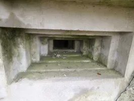 Ligne Maginot - HERBITZHEIM 5 - MA - (Blockhaus pour arme infanterie) - La créneau pour mitrailleuse.