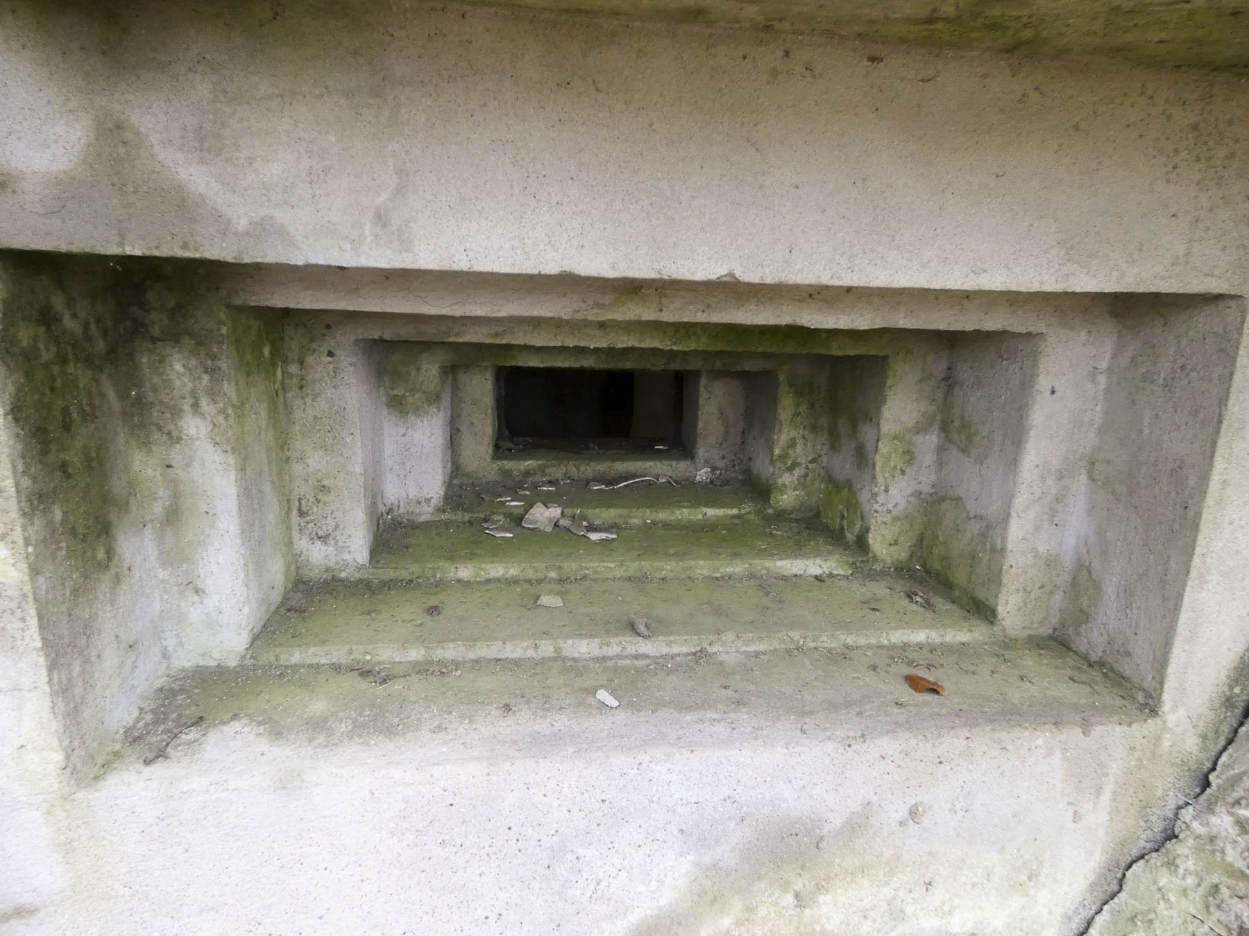 Ligne Maginot - HERBITZHEIM 5 - MA - (Blockhaus pour arme infanterie) - La créneau pour mitrailleuse.