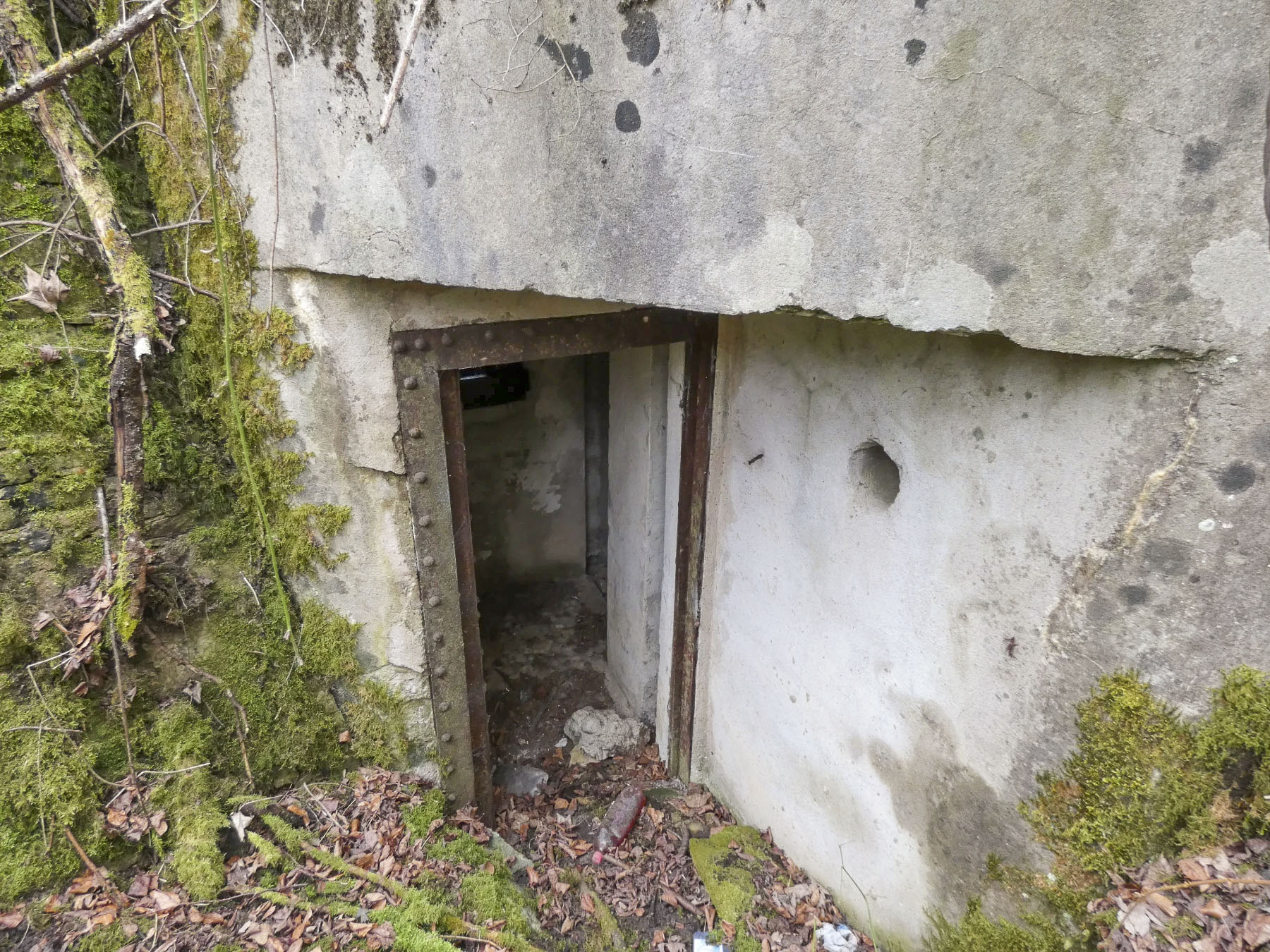 Ligne Maginot - HERBITZHEIM 5 - MA - (Blockhaus pour arme infanterie) - L'entrée du blockhaus.