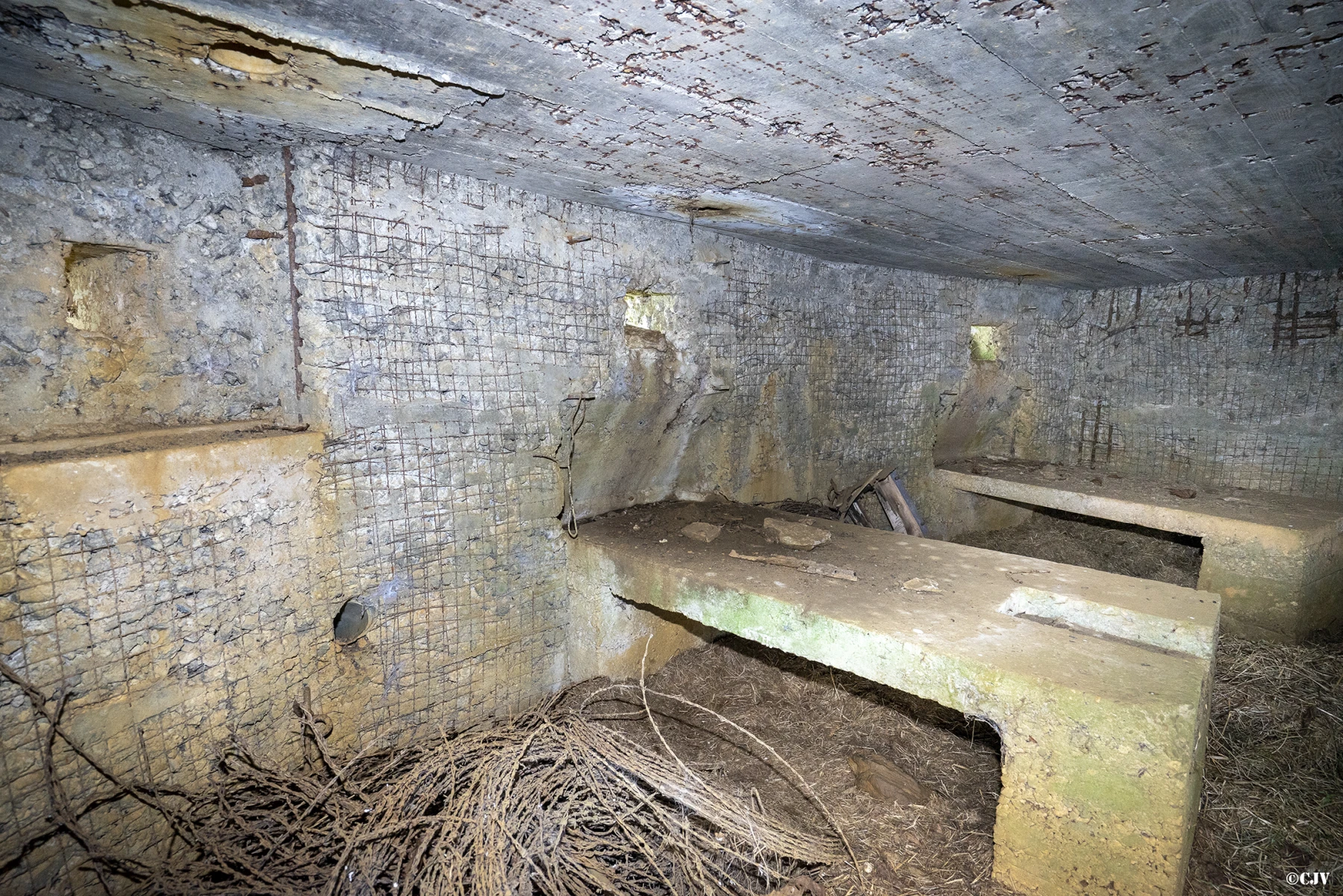 Ligne Maginot - 81 - LE PLATEAU - (Blockhaus pour arme infanterie) - L'intérieur