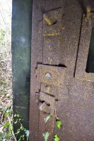 Ligne Maginot - BB9BIS - (Blockhaus pour canon) - Serrure de la porte