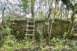 Ligne Maginot - AB359 - BAN SAINT JEAN NORD 2 - (Blockhaus pour arme infanterie) - Face latéral