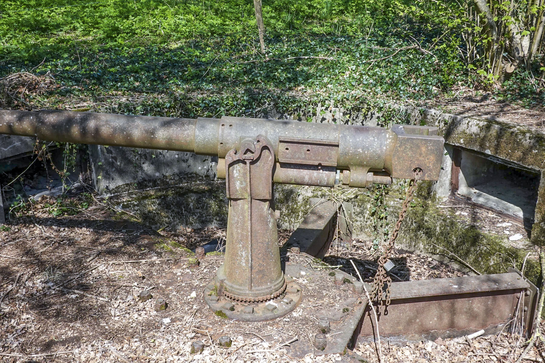 Ligne Maginot - BC3 - BRECKLANGE - (Cuve pour canon) - Le canon de 65 mle 1902