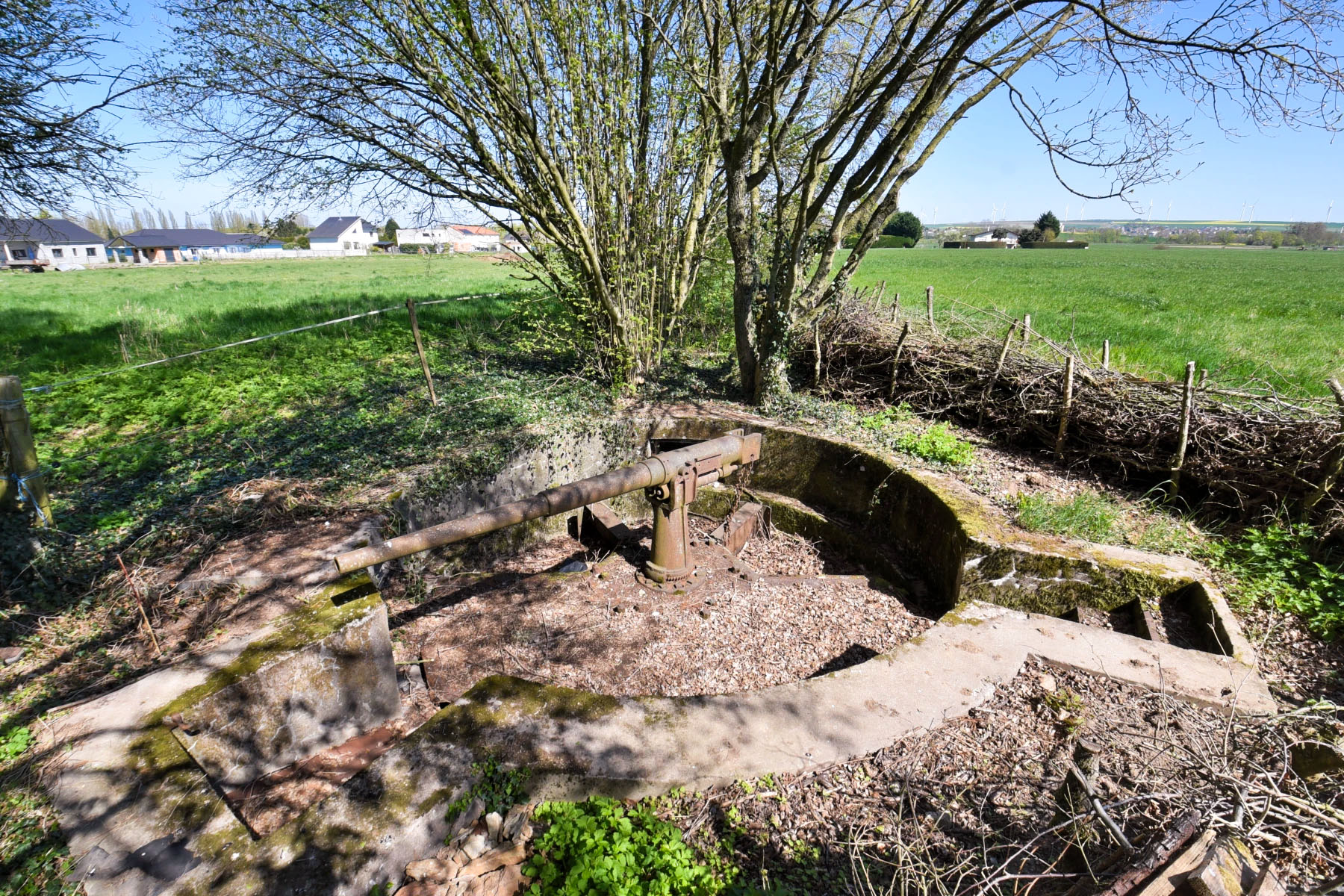 Ligne Maginot - BC3 - BRECKLANGE - (Cuve pour canon) - Le canon de 65 mle 1902