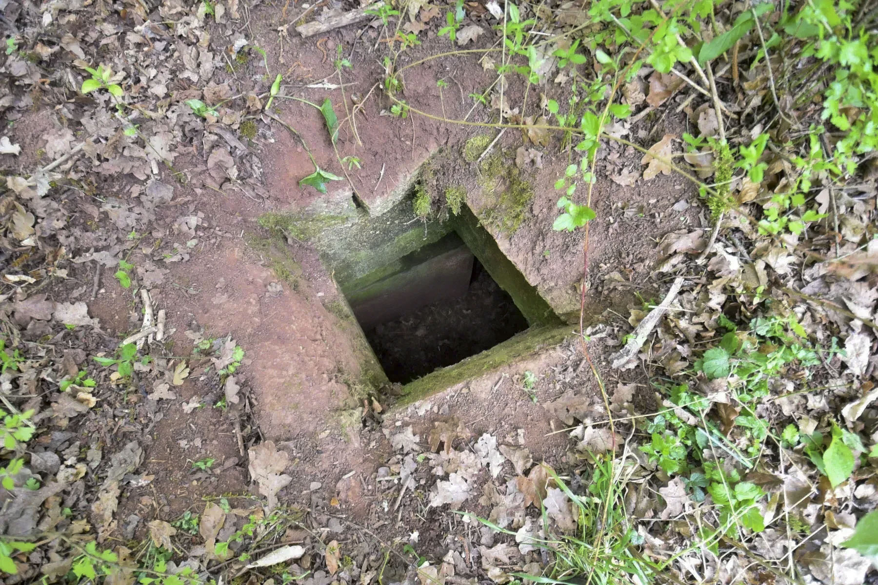 Ligne Maginot - GALBERG - (Abri) - Entrée en puits