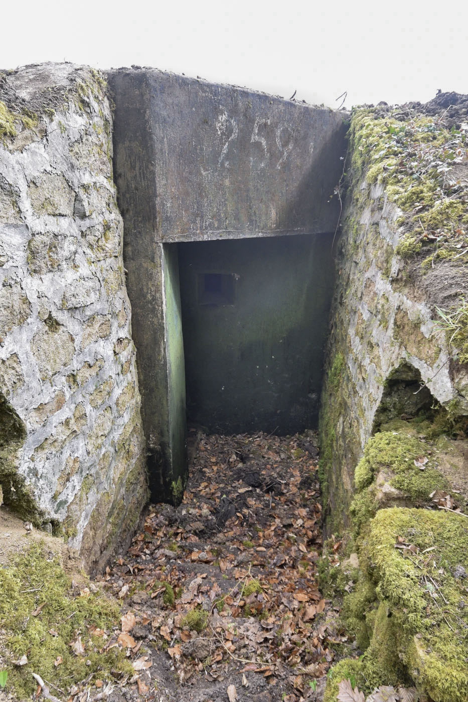 Ligne Maginot - BB9 - (Blockhaus pour arme infanterie) - L'entrée