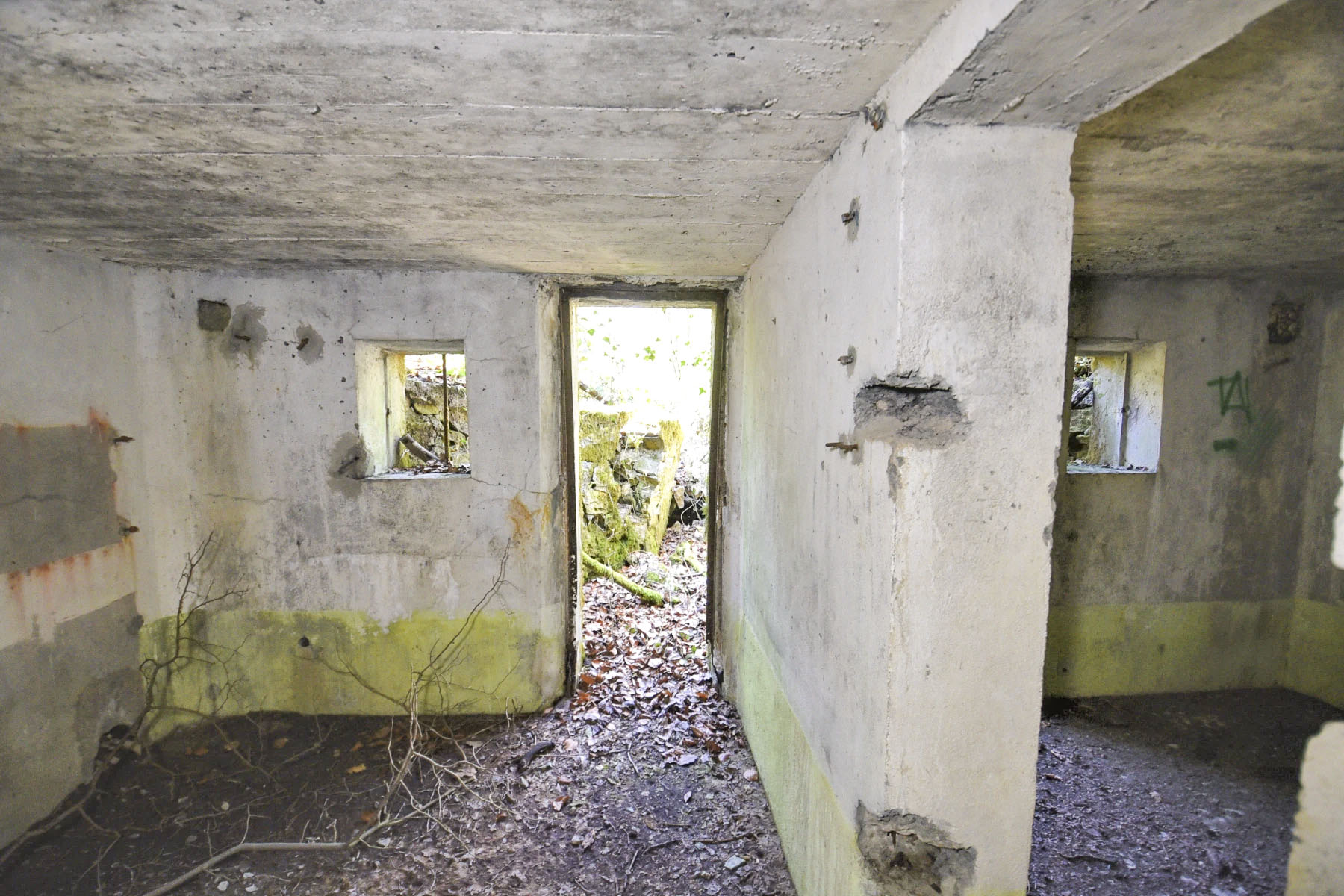 Ligne Maginot - GROS BOIS (160° RIF) - (PC de Sous-Secteur) - Le bâtiment du central téléphonique