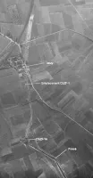 Ligne Maginot - CEZF-1 - CROIX SAINT HUBERT - (Blockhaus lourd type STG / STG-FCR - Double) - Le fossé antichar est bien visible, ainsi que la casemate 1a en cours de construction