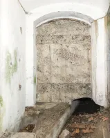 Ligne Maginot - ANNEXE DE FORT UHRICH (II/155° RAP) - (Position d'artillerie préparée) - PC de batterie
Emplacement d'une table à cartes rabattable