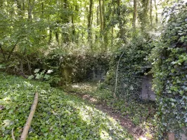 Ligne Maginot - ANNEXE DE FORT UHRICH (II/155° RAP) - (Position d'artillerie préparée) - Emplacement de la seconde pièce