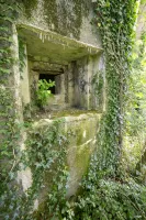 Ligne Maginot - B359 - LA BOUGRIE EST - (Blockhaus pour canon) - Créneau gauche