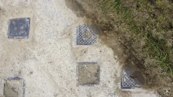 Ligne Maginot - 418B - GODELINS - (Barrage de Route) - Quelques plaques d'obturation encore en place