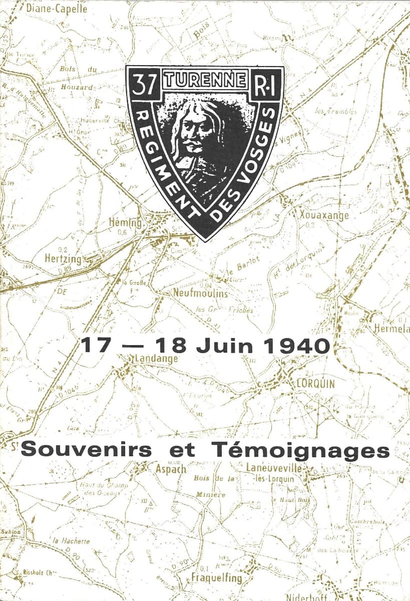 Livre - Souvenirs et témoignages - 17 18 juin 1940 - 37° RIF (Collectif) - Collectif
