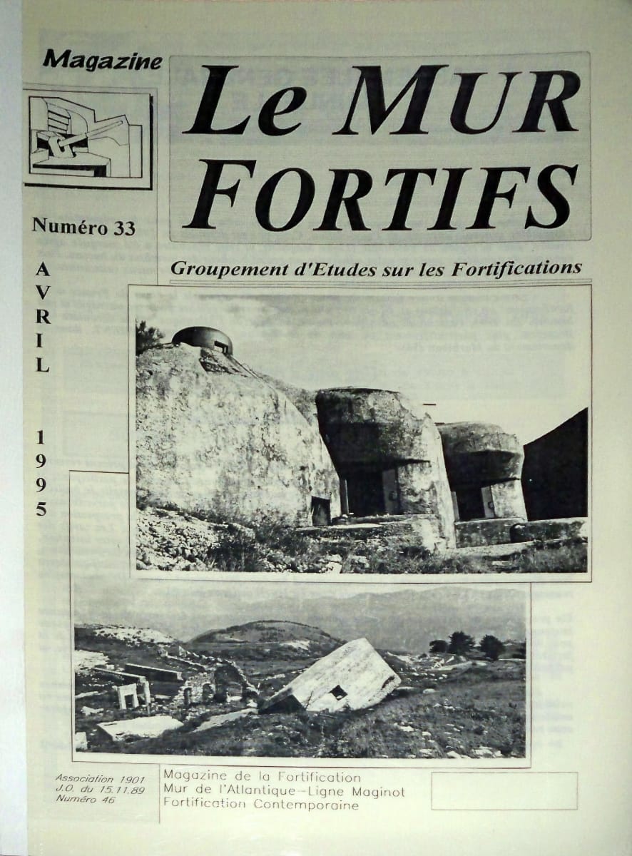 Le Mur Fortifs - n°33 - La casemate 155 GPF du fort de Maulde - LEMPEREUR Guy