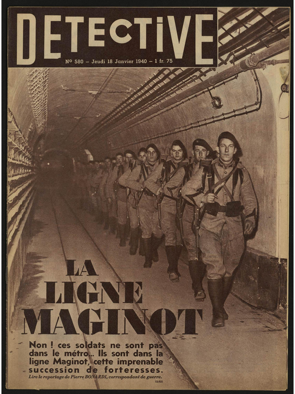 Livre - DETECTIVE n° 580 - Janvier 1840 - La ligne Maginot (BOANRDI Pierre) - BOANRDI Pierre