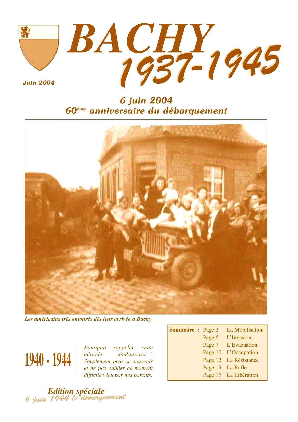 Livre - BACHY 1937-1945 (Régis DOUCY et Philippe DELCOURT) - Régis DOUCY et Philippe DELCOURT