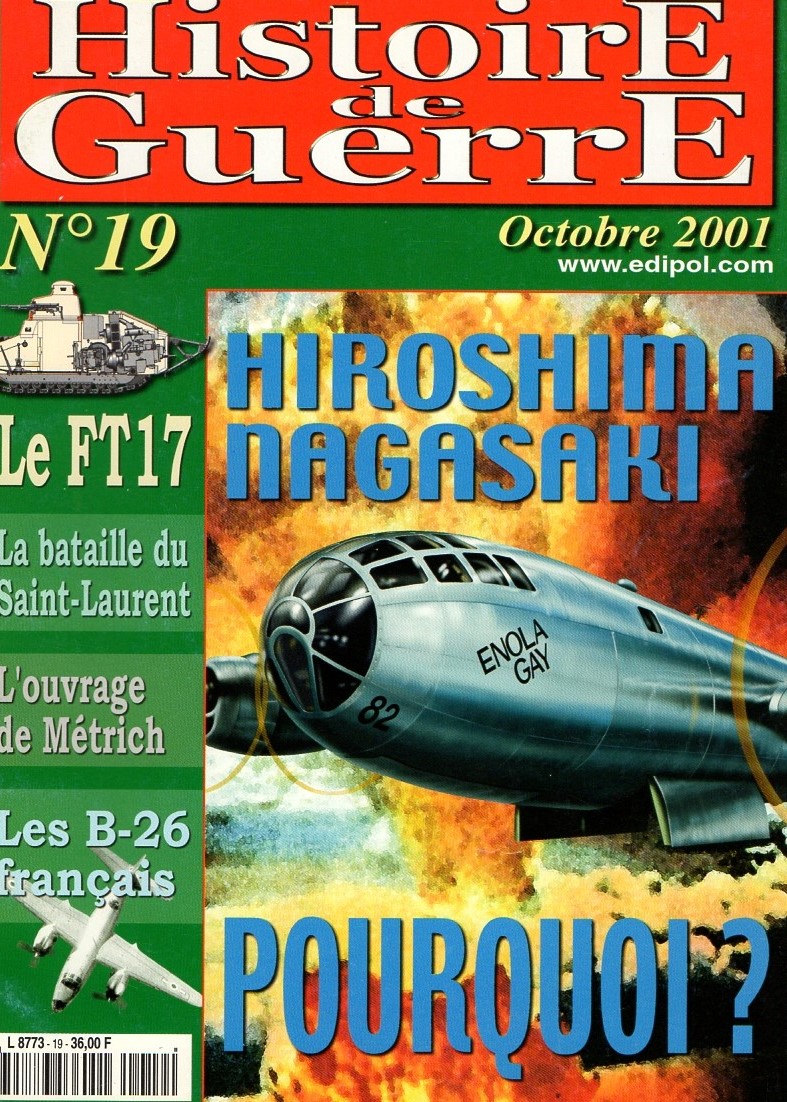 Livre - Histoire de Guerre n° 19 (Michel Truttmann) - Michel Truttmann