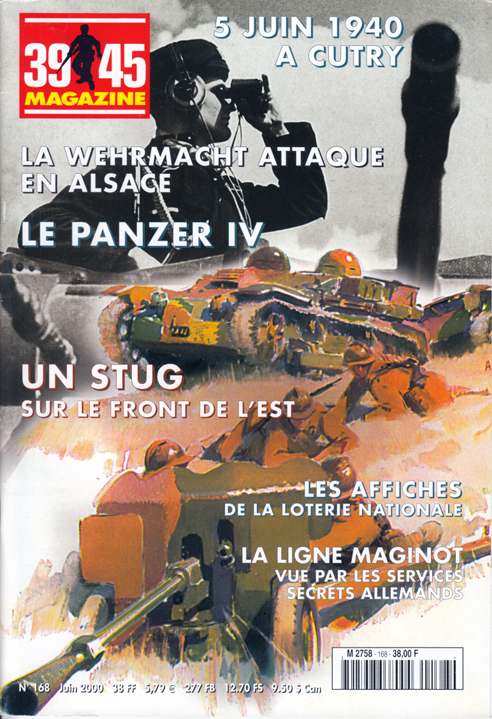 39-45 magazine n° 168 - La ligne Maginot et les services secrets allemands  (Pages 50-62) - KAUFMANN J. E.