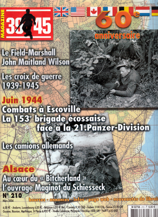 39-45 magazine n° 210 - L'ouvrage du Mont des Welches (partie 1, pages 42-46) - HOHNADEL Alain