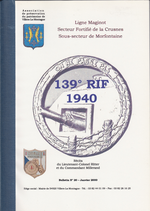 Livre - Secteur Fortifié de la Crusnes - 139° RIF 1940 (COLLECTIF) - COLLECTIF